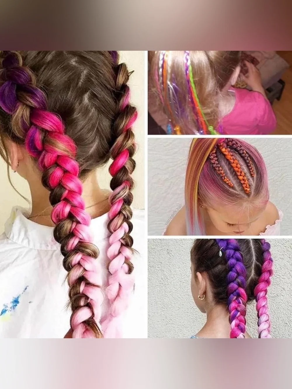 Girl's Creator 6-Color Hair Chalk Salon
